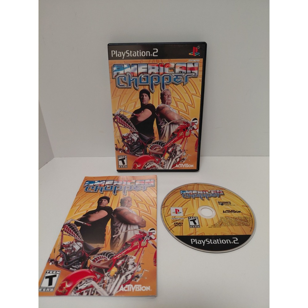 American Chopper PlayStation 2 PS2 Game CIB Activision Discovery Channel 2004
